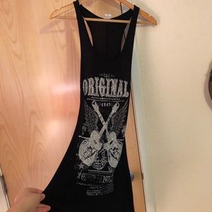 Rouge racer back robbed, fitted T-shirt